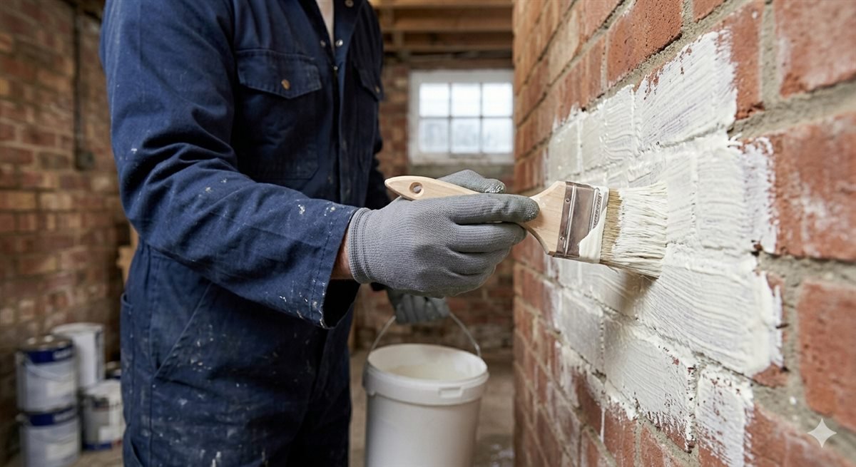 Smooth plastered wall finish