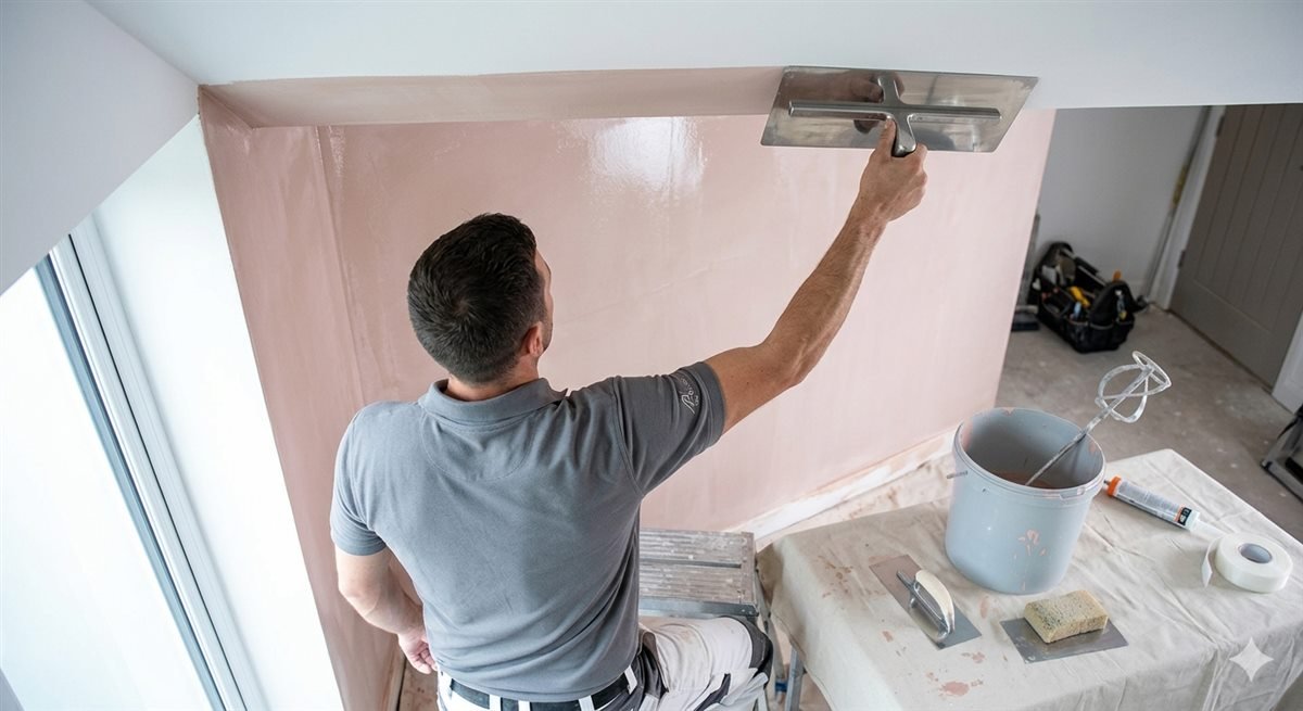 Sympathetic re-plastering on a period Kent property